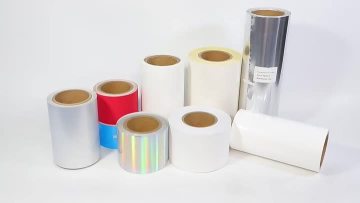 customize size blank white sticker roll