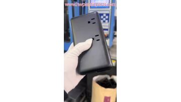 Electrical socket housing injection molded part