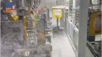 The powder packaging machine is operating stably overseas!