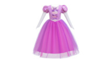 Sofia Princess Dress Girls Long Short Sleeve Halloween Birthday Party Children Sweet Princess Skirts Summer Kids Yarn Dresses1