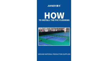 PVC flooring installation