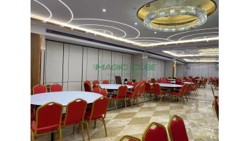 folding acoustic partition