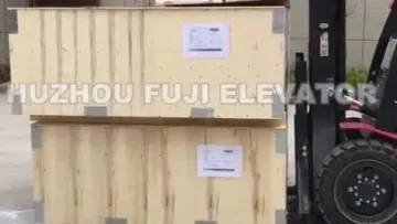FUJI 2000kg 1.0m/S Passenger Cargo Warehouse Freight Elevator with Good Quality Vvvf Monarch Control with Machine Room1