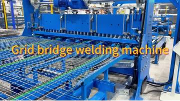Grid bridge welding machines