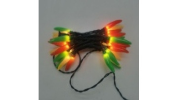 UL Listed 35Ct Orange LED Chili Pepper Summer Patio String Lights1
