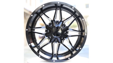 20inch fully painted gloss black wheels video