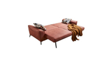 2020 New design automatic folding futon sofa bed leather wholesale living room furniture with storage bag1