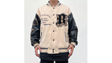 Latest Design Custom Man Motorcycle Leather Fleece Jacket with Hood Versity Jackets Men1