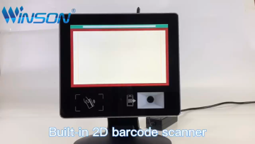 Winson Cheapest 10.1 inch Win10 Rugged Waterproof Computer 2+32G Price Checker with 1D/2D Barcode Scanner1