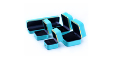 Hanhong custom luxury blue high-grade leather jewelry packaging box bracelet necklace watch gift box ring jewelry box1
