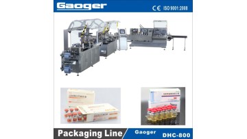 DHC-800 Automatic vials packaging line