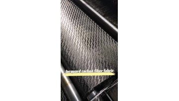 High quality 3k carbon fiber cloth jacquard carbon fiber fabric real carbon roll for car customization1