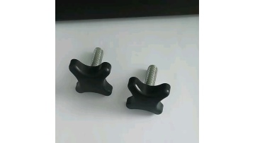 Strong plastic four lobe knob with stud1