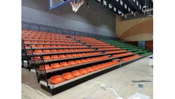 Electrical telescopic bleacher