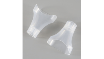 white plastic saliva collector