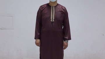 Islamic Clothing Long Sleeve Men Thobe Arab Jubba Hot Selling Jubba Muslim Saudi Arab Daffah Dubai Thobe For Mens1