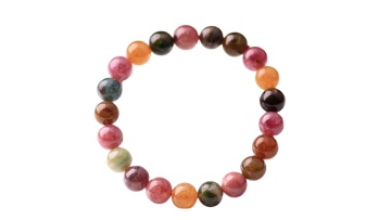 Newest Factory price  hot sale colorful Tourmaline bracelet beads bracelet women1