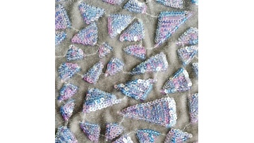 Hot Sale Velvet Sequin Embroidery Fabric For Fashion Garment Soft Sequin Velvet Fabric1
