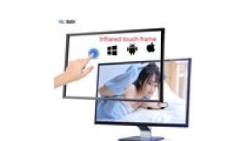 Factouy direct sales best quality usb cable plug and play 65 inch infrared touch screen frame for smart TV1