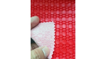 Eco-Friendly PVC Synthetic Weave Embossed Leather Anti-Mildew Water-Resistant Knitted Bag for Furniture Car Decoration Home