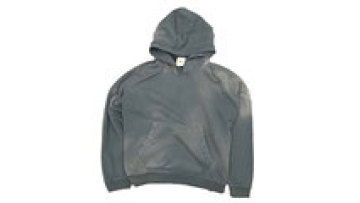 Lancai Trendy New Arrival Custom Cotton Acid Washed Without Drawstring Blank Men's Hoodies1