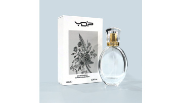 white luxry perfume box design