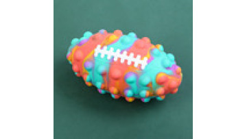 Wholesale Silicone Anxiety Stress Relief Push Bubble Sensory Soccer football Volleyball 3D Stress Ball Fidget Toys1