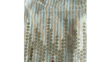 2023 new multicolor glitter sequins mesh stretch crepe polyester fabric india for wedding dress1