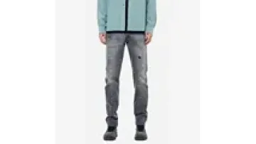 Vintage Washed Slim Fit Jeans Five-pocket Highly Faded With Spotted Indigo Jeans For Men1