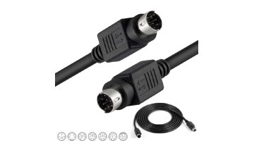 Customised  3 4 5 6 7 8 9 10 13 pin  female  male  24 26 28 AWG    mini din  cable for Audio VR Gaming1