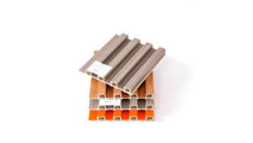 Eco-Friendly 100% Non-Toxic 155X17mm Interior Plastic Composite Fluted Wall Board 3D Clading Wpc Wall Panel1