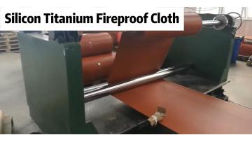 Silicon titanium fireproof cloth can be customized