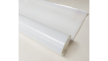 White silicone sheet