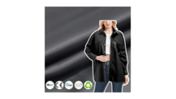 OEM PU 300GSM 100% Polyester Faux Leather Fabric Wind & Waterproof Synthetic Leather for Women's Coat Sofa Bag Furniture1