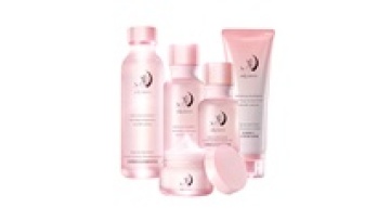 Pink Skin Care Set Anti Aging Whitening Vitamin c Organic Skin Care Set Private Label Acne Brightening Skin Care Set1