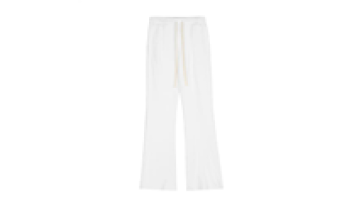 New trend slim flared legging knitted stretch pants women's ins new casual high waist split mopping pant & trousers1