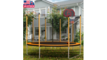 US warehouse delivery ASTM Approved Outdoor Trampoline for Kids toddler trampoline1