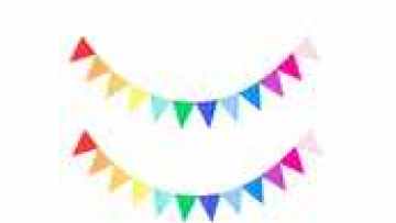 Paper PVC string flag manufacturers pennant pennant shaped flag festival celebration stadium atmosphere hanging flag custom1