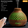 550ml Aroma Essential Oil Diffuser Ultrasonic Air Humidifier With Wood Grain Electric LED Lights Xiomi Aroma Diffuser For Home