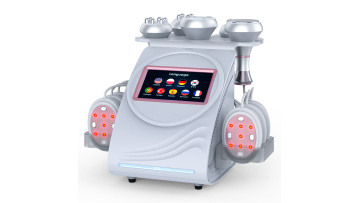 SD-090 6in1 80k radio frequency vacuum ultrasonic cavitation machine with ems pads