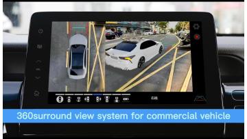 360surround view system for commercial vehicle