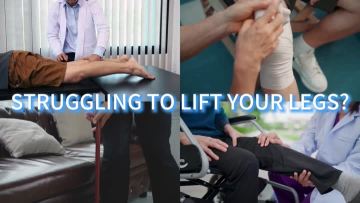 Bed Leg Lifter Strap for Hip Replacement Recovery