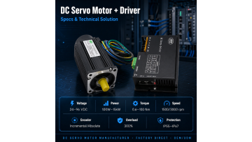 DC Servo Motor + Driver | Matched Motion Control Solution