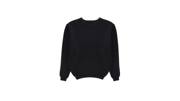 Men's Knitted Cable Stitch Crewneck Solid Color Pullover