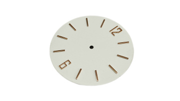 White simple watch dial