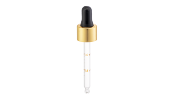 18/410 Shiny Gold Dropper Cap
