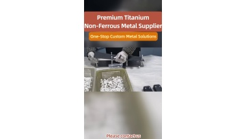 Adaptable titanium alloy raw materials for various electro‑component fabrication