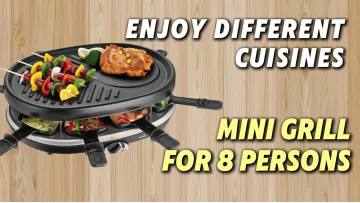 Multi function raclette grill