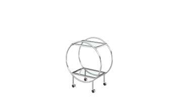 TL-TR03 Double Tier Mobile Serving Cart for Efficient Food Delivery