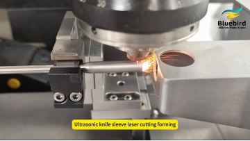 Ultrasonic knife sleeve laser cutting forming
